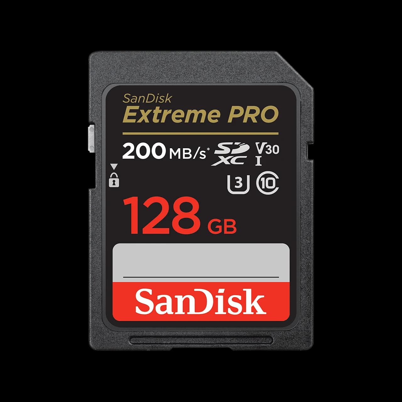 Camera memory card and accessory on a clean studio background